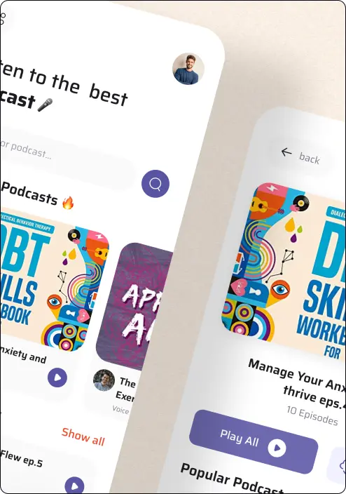 Podcast Mobile App Design